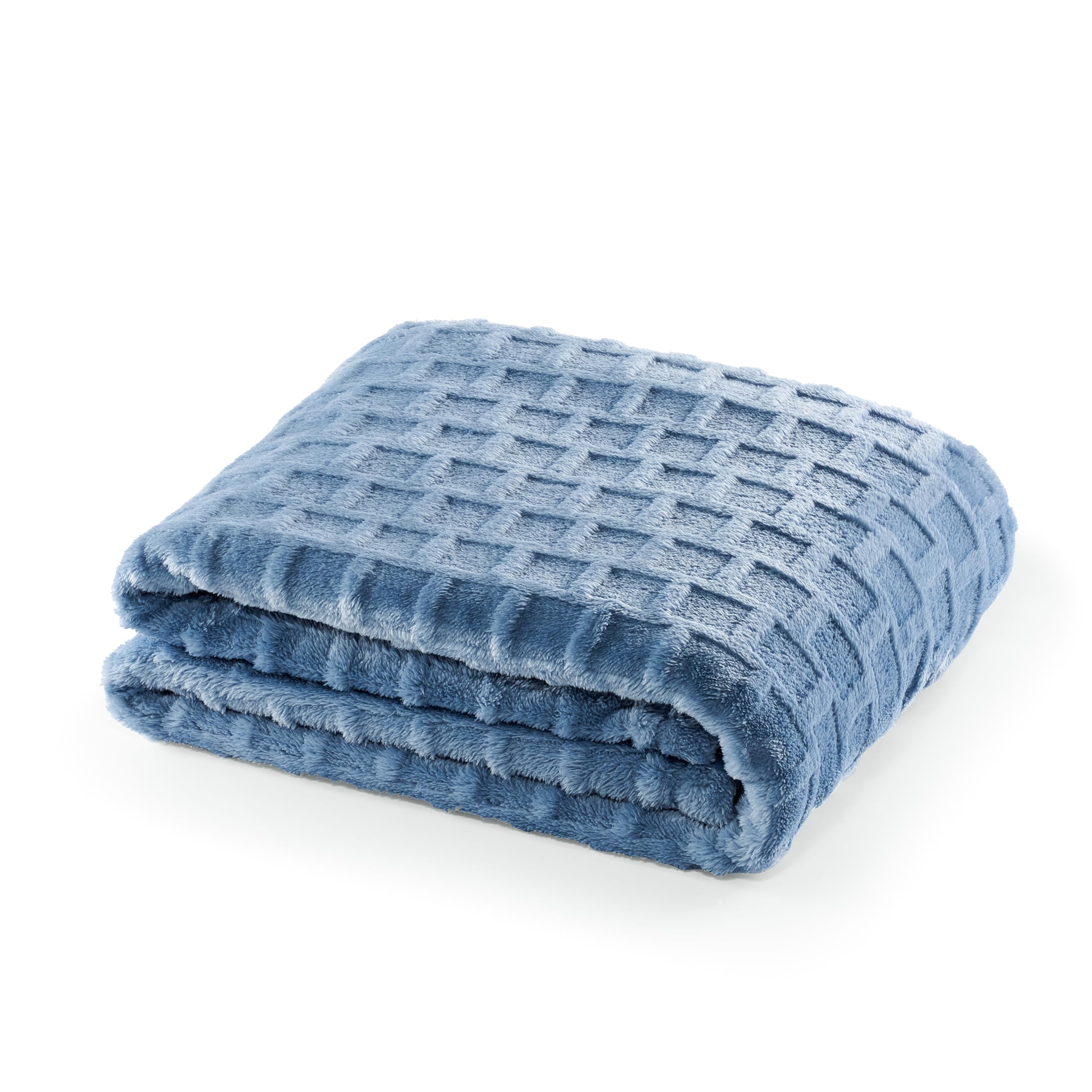 Velvet Plush Jacquard Tile Throw Blanket for Couch - Buttery Soft, Cozy Throw, for Women (Amber Gold, 50" x 60")