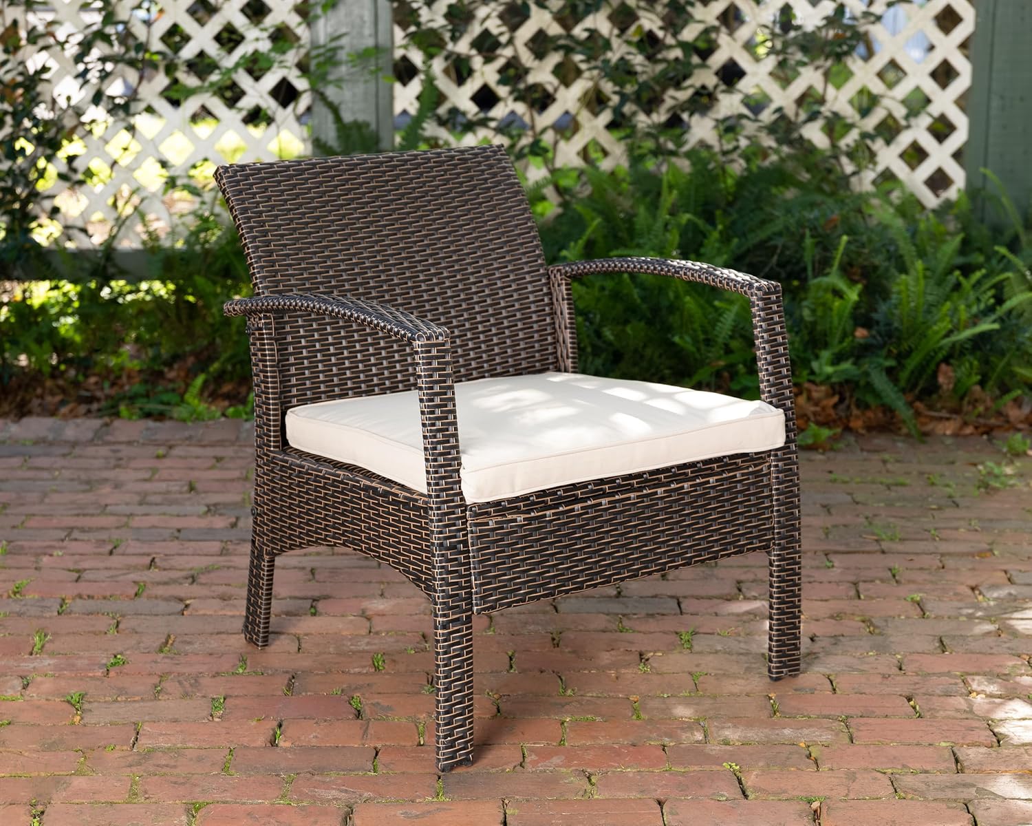 Balkene Home Deep Seating All Weather Wicker Lounge Chair - Standard